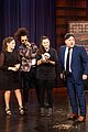 james corden makes ben simmons mayim bialik nuzzle snakes on late late show 01