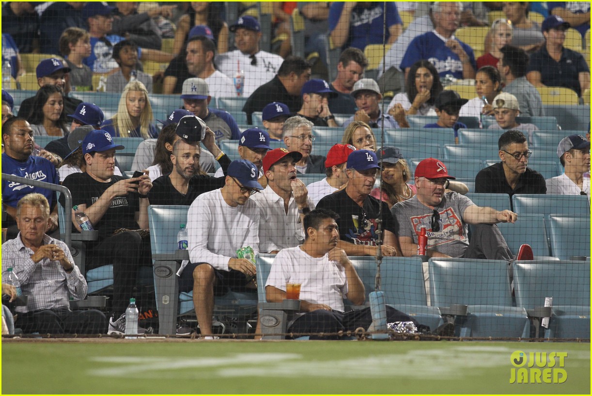 Josh Duhamel Spends Quality Time with Son Axl at Dodgers Game! Photo