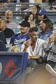 josh duhamel spends quality time with son axl at dodgers game 09