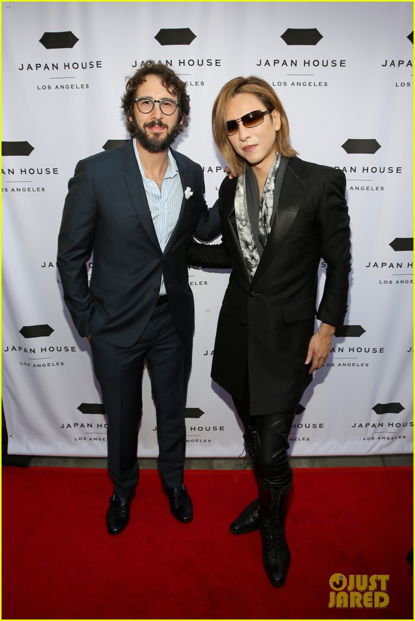 Josh Groban & Girlfriend Schuyler Helford Attend Opening of Japan House