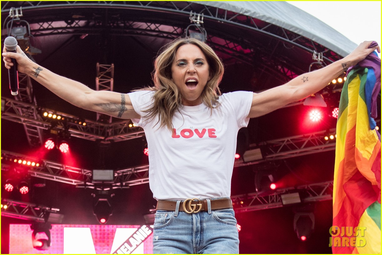 spice girls mel c shows her colors at pride amsterdam 2018 254125467