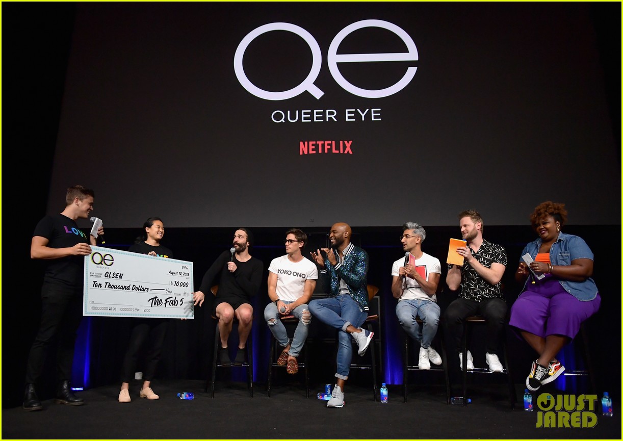 queer eye stars celebrate four emmy nominations with glsen 014128127