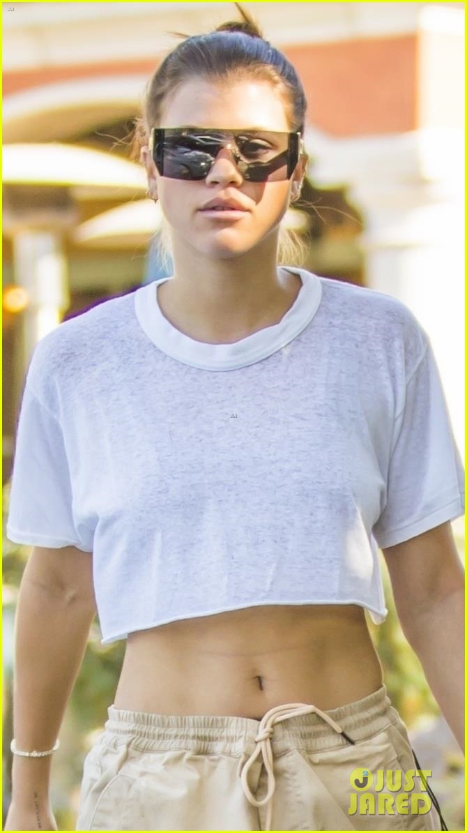 sofia richie flaunts toned abs on date with scott disick 024124648
