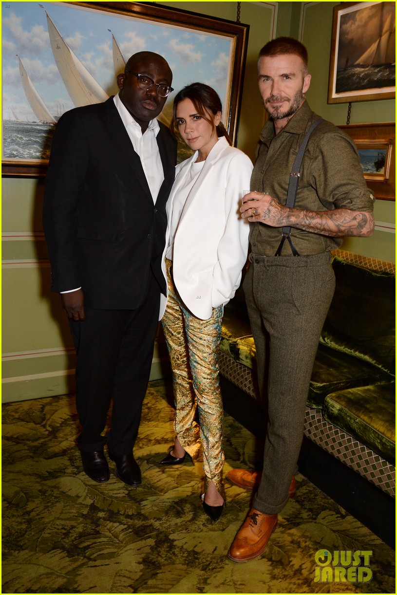 victoria beckham gets support from hubby david at 10th anniversary celebration 01