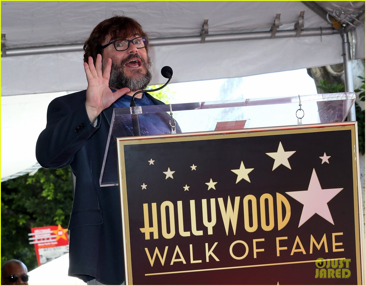 jack black is honored with star on hollywood walk of fame 144149756