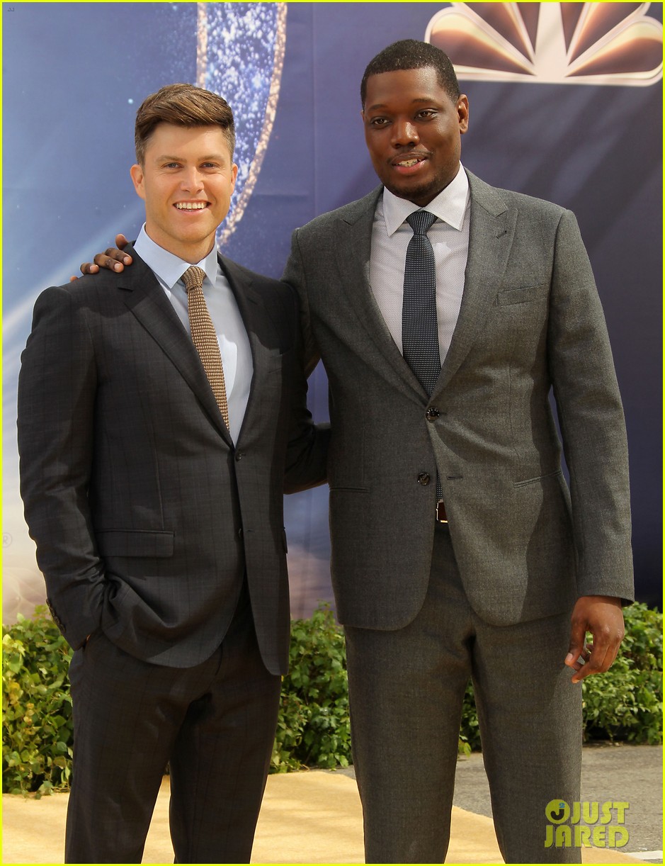 Emmys 2018 Hosts Colin Jost & Michael Che Roll Out the Red Carpet(01)