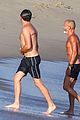 leonardo dicaprio shirtless at the beach 03