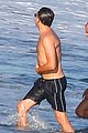 leonardo dicaprio shirtless at the beach 05