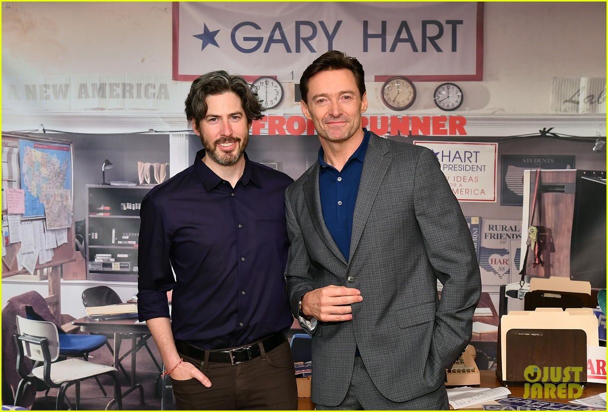 hugh jackman joins the front runner cast at nyc photo call 154152733