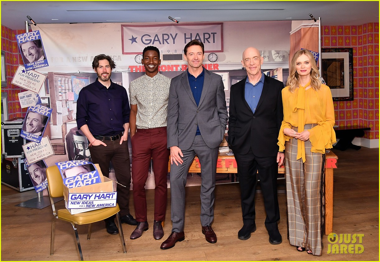 hugh jackman joins the front runner cast at nyc photo call 184152736