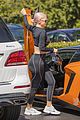 kylie jenner shows off new pink hair while jewelry shopping 37