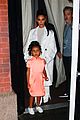 kim kardashian daughter north step out for dinner in nyc 05