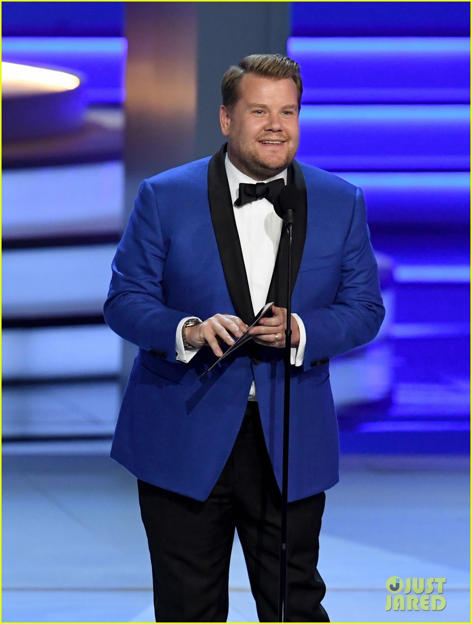 jimmy kimmel and james corden present at the emmys 2018 034148982