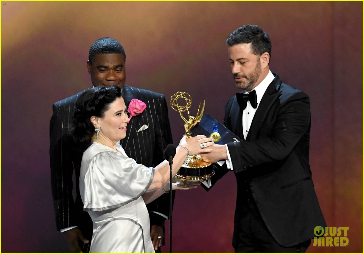 jimmy kimmel and james corden present at the emmys 2018 154148994