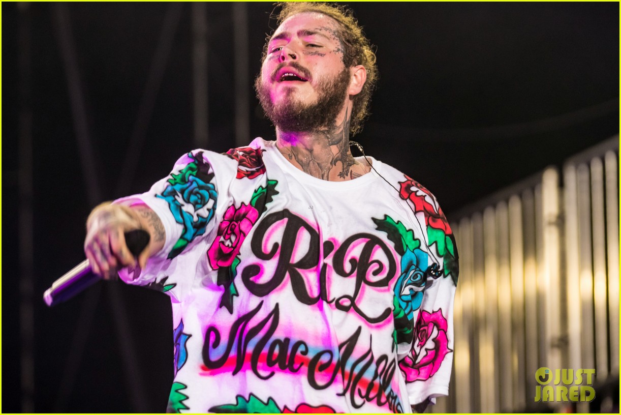 Post Malone Pays Tribute to Mac Miller at KAABOO Del Mar Fest Photo