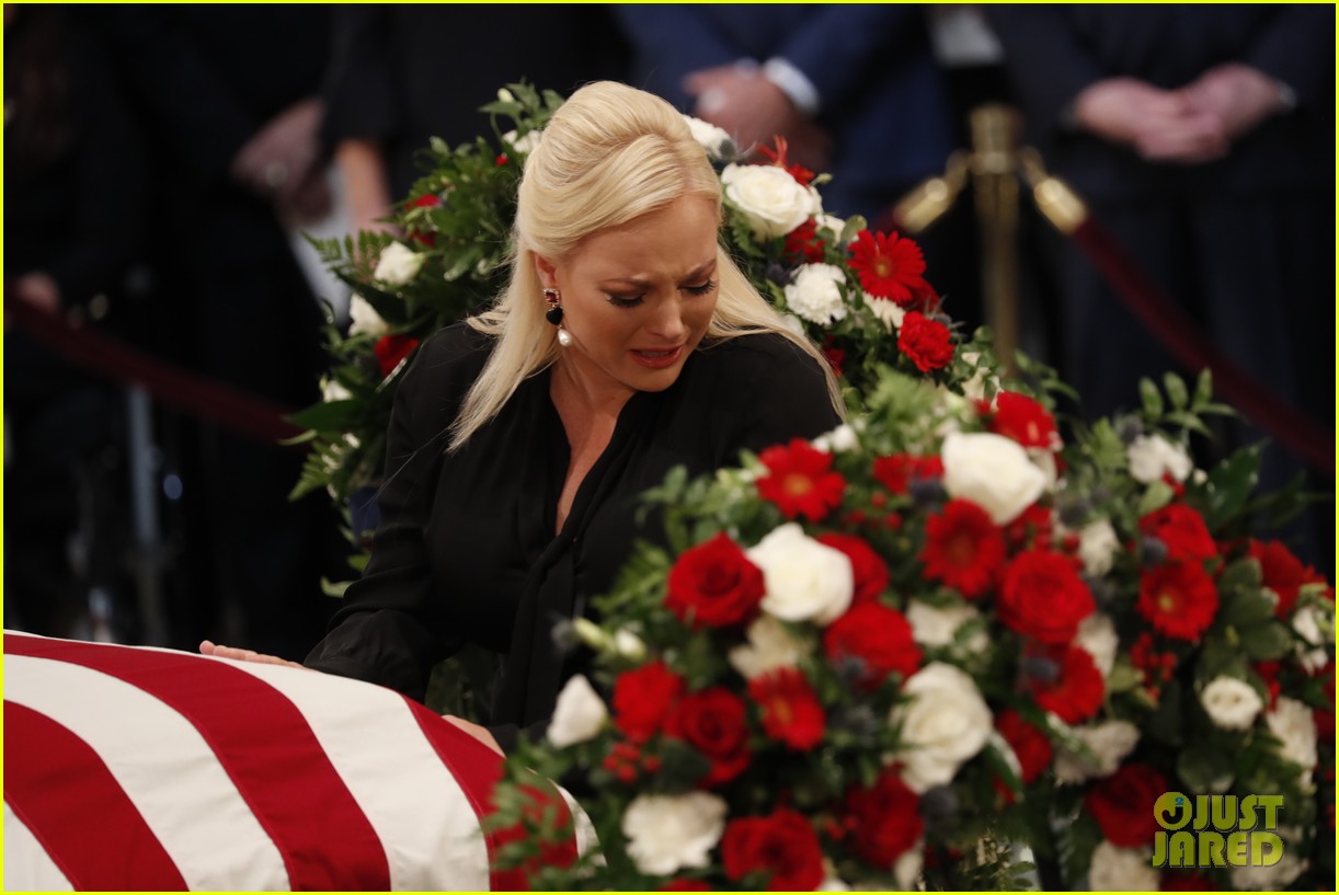 Meghan McCain Takes a Dig at Trump During Passionate Eulogy at John