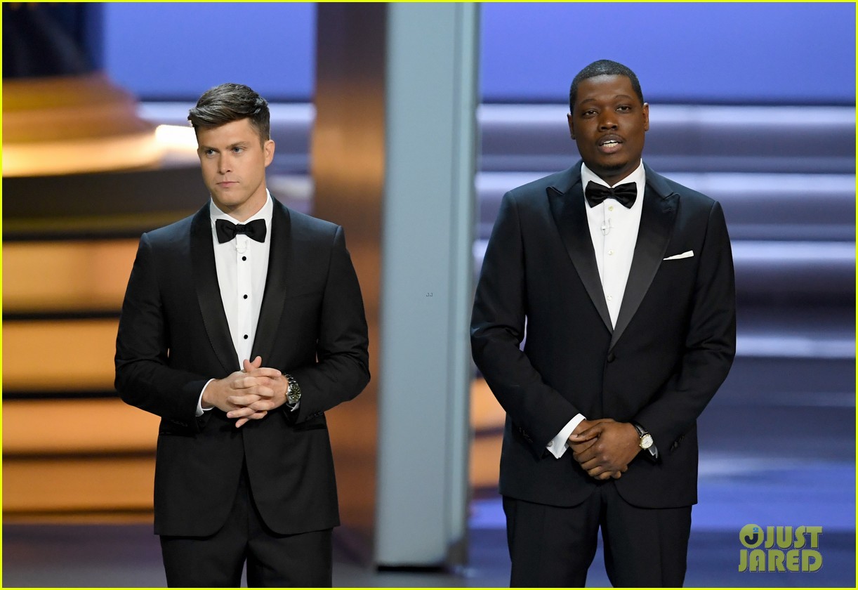 Colin Jost & Michael Che Talk MeToo During Opening Monologue at Emmy