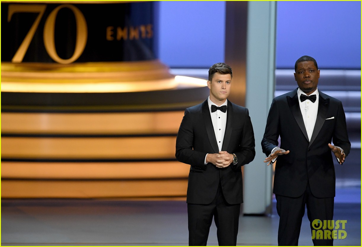 Colin Jost & Michael Che Talk MeToo During Opening Monologue at Emmy