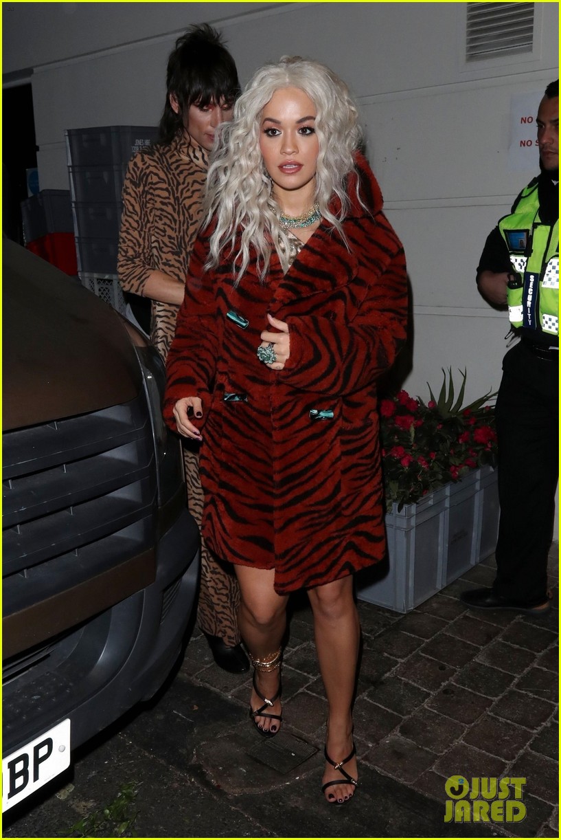 rita ora ends her week in three very different outfits 124156089
