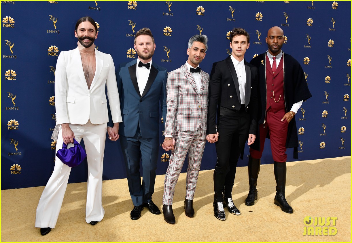 queer eye cast shows off their styles at the emmys 2018 014148538