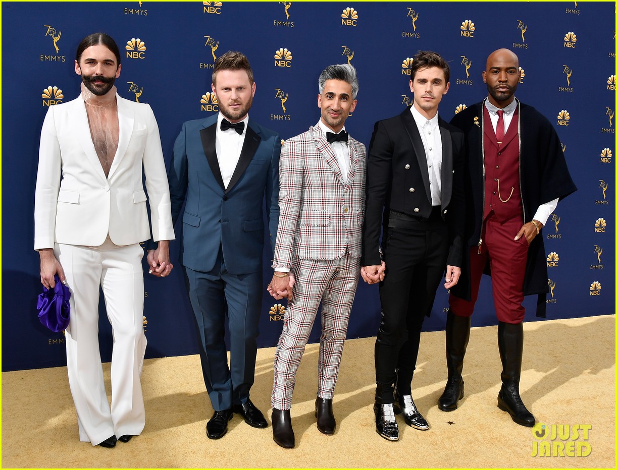 queer eye cast shows off their styles at the emmys 2018 06
