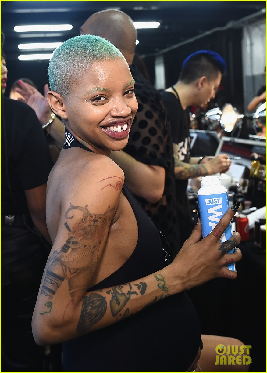 Model Slick Woods Gives Birth Hours After Walking Rihanna's Runway in