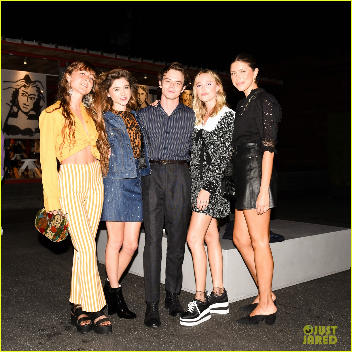 stranger things stars step out for a double date 044146804