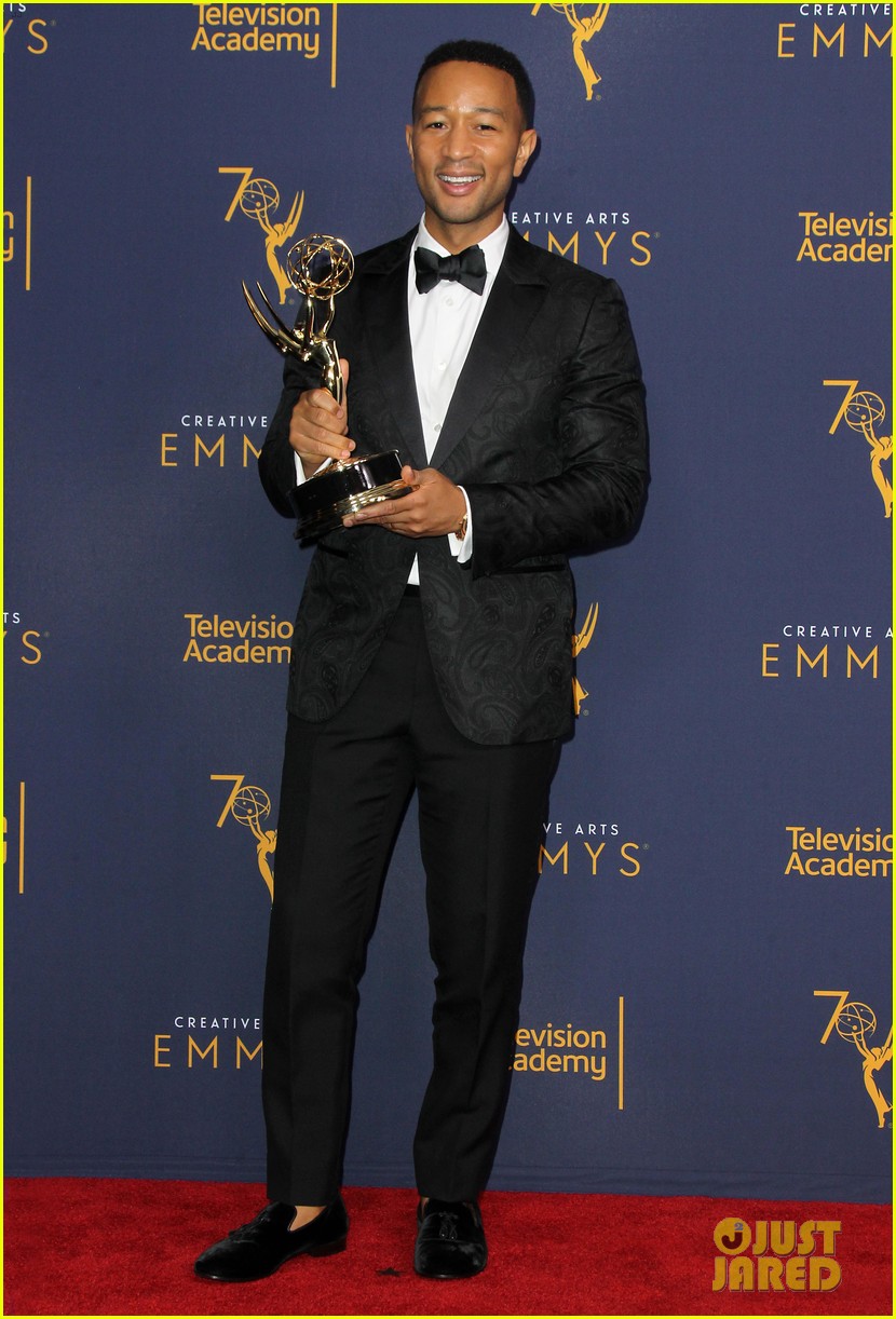 Chrissy Teigen Celebrates John Legend's Emmy (& EGOT) Win! Photo