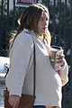 pregnant hilary duff steps out after posting bare baby bump pic02