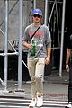 ansel elgort grabs lunch with a friend at bar pitti in nyc04