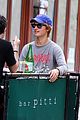 ansel elgort grabs lunch with a friend at bar pitti in nyc06