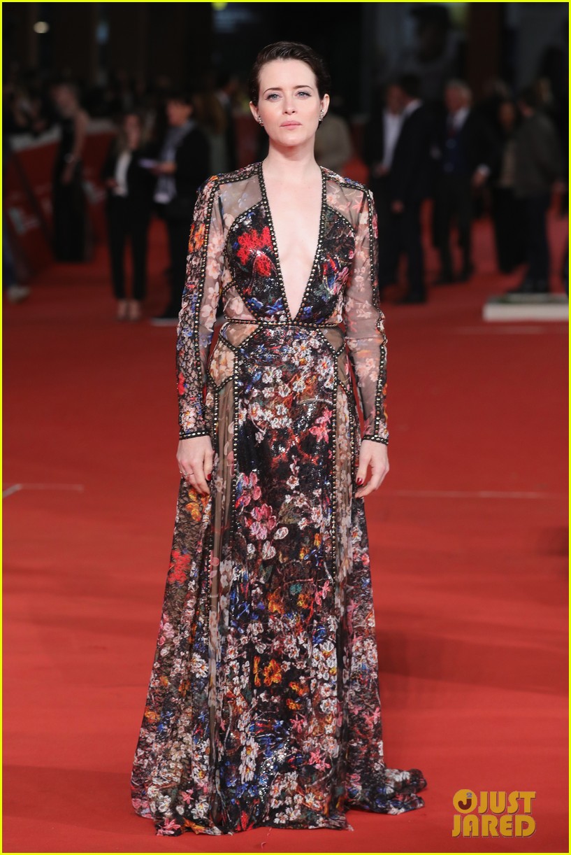 claire foy sylvia hoeks hit red carpet the girl in the spiders web at rome film fest 044170260
