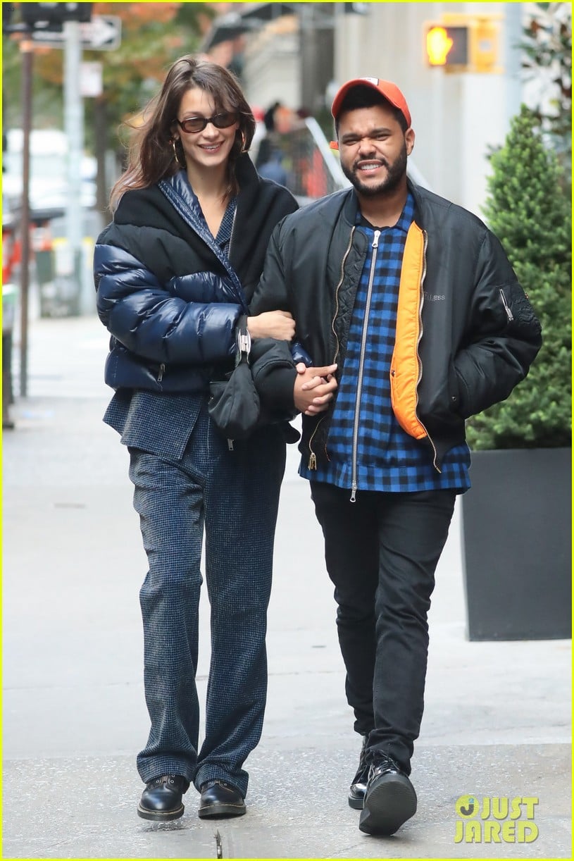 bella hadid and the weeknd are all smiles while strolling in nyc 03