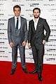 chris pine aaron taylor johnson suit up for outlaw king european premiere 01