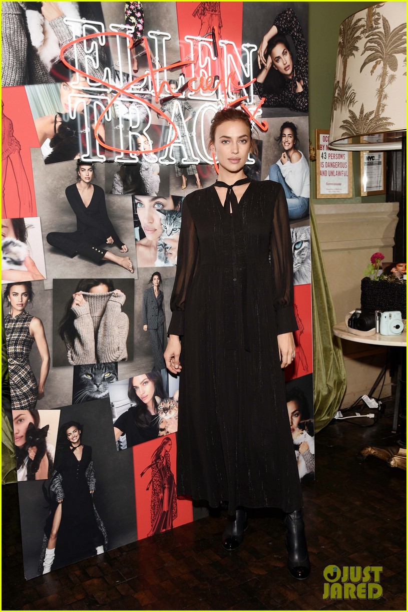 Irina Shayk Celebrates Her Ellen Tracy Fall Collection Launch 2018 in
