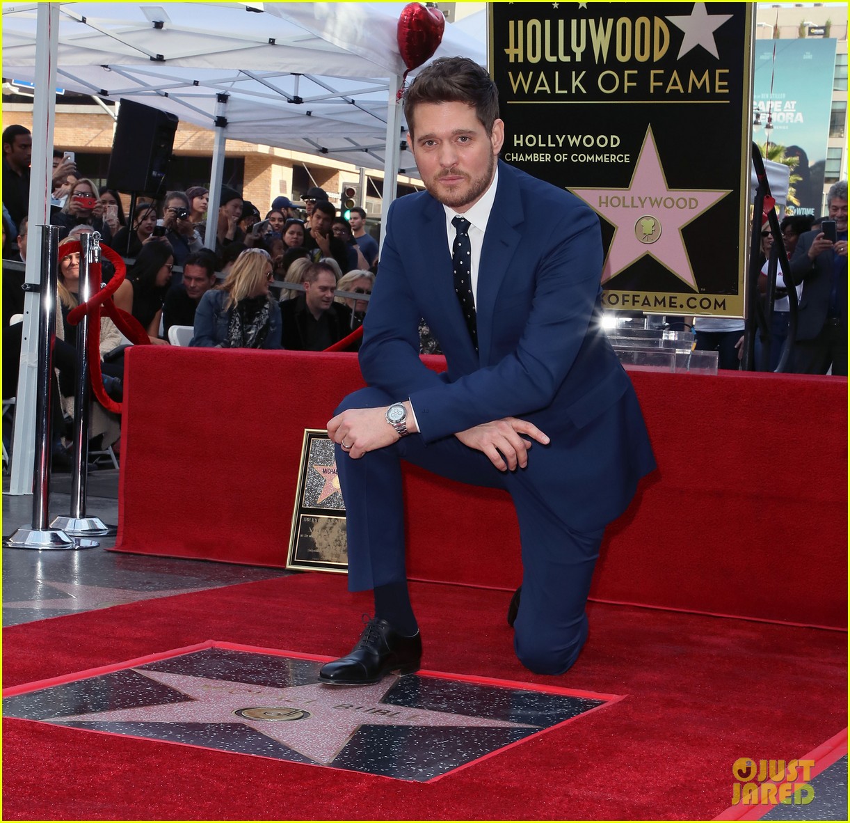 Michael Buble Gets His Star at Hollywood Walk of Fame Ceremony! Photo