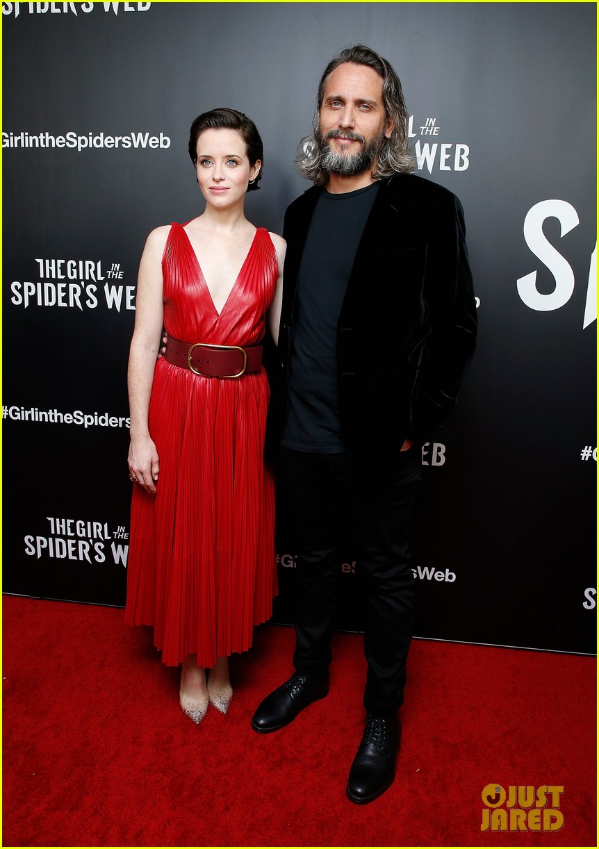 claire foy joins the girl in the spiders web cast for nyc premiere 154176187