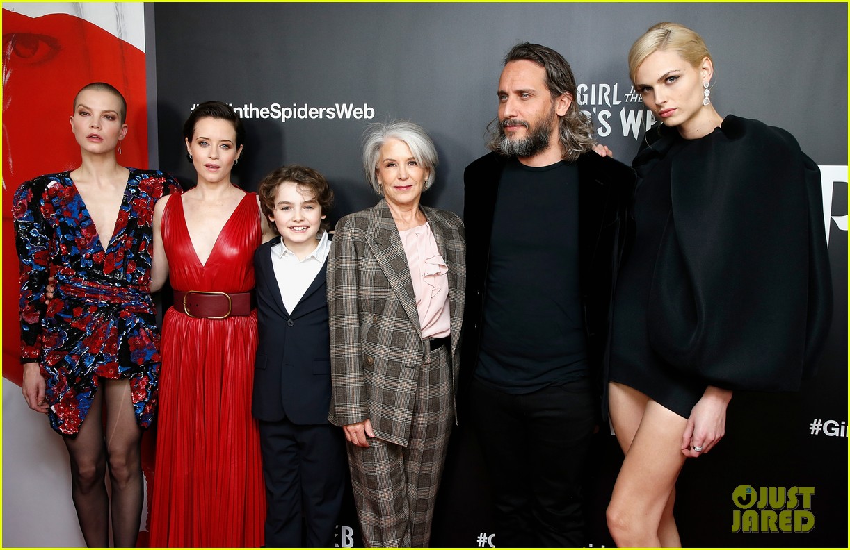 claire foy joins the girl in the spiders web cast for nyc premiere 244176196