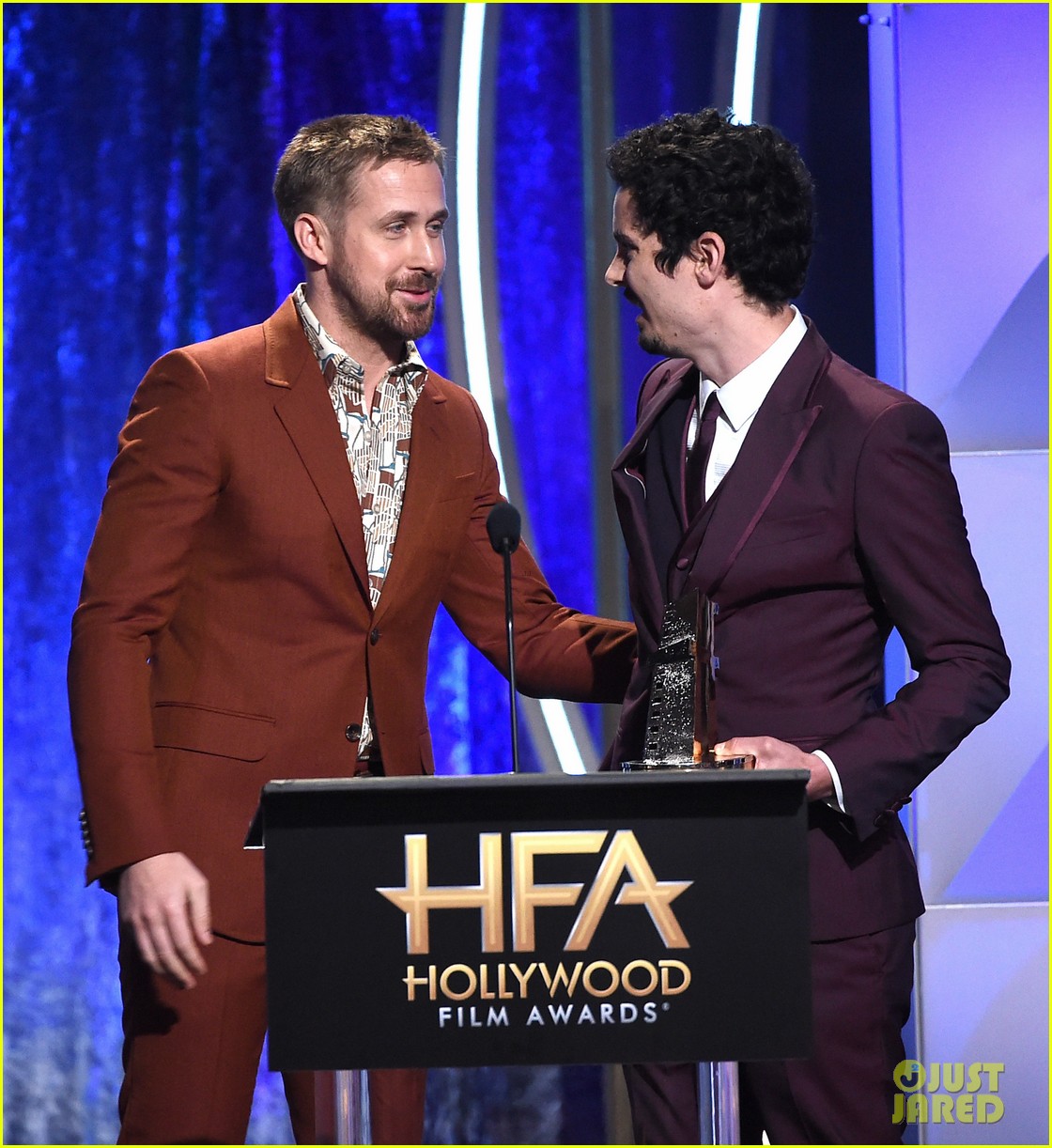 ryan gosling damien chazelle hollywood film awards 2018 18