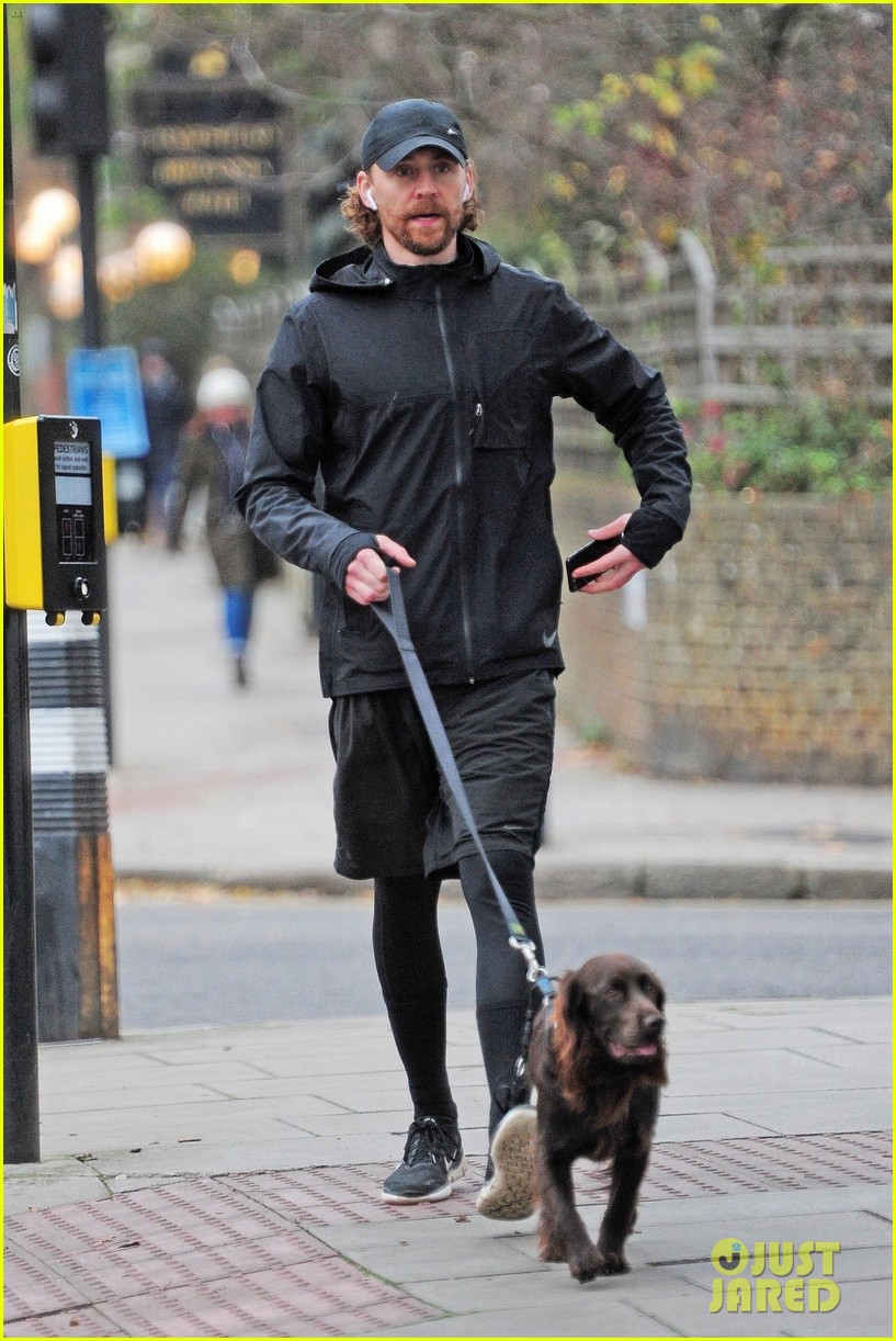 tom hiddleston walks his dog 074188599