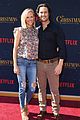 oliver hudson wife erinn bartlett couple up at the christmas chronicles l a premiere 12