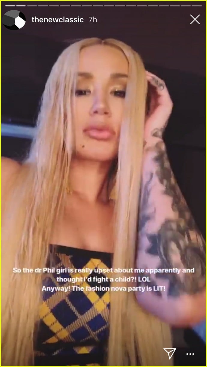 Bhad Bhabie (aka Danielle Bregoli) Throws Drink at Iggy Azalea During