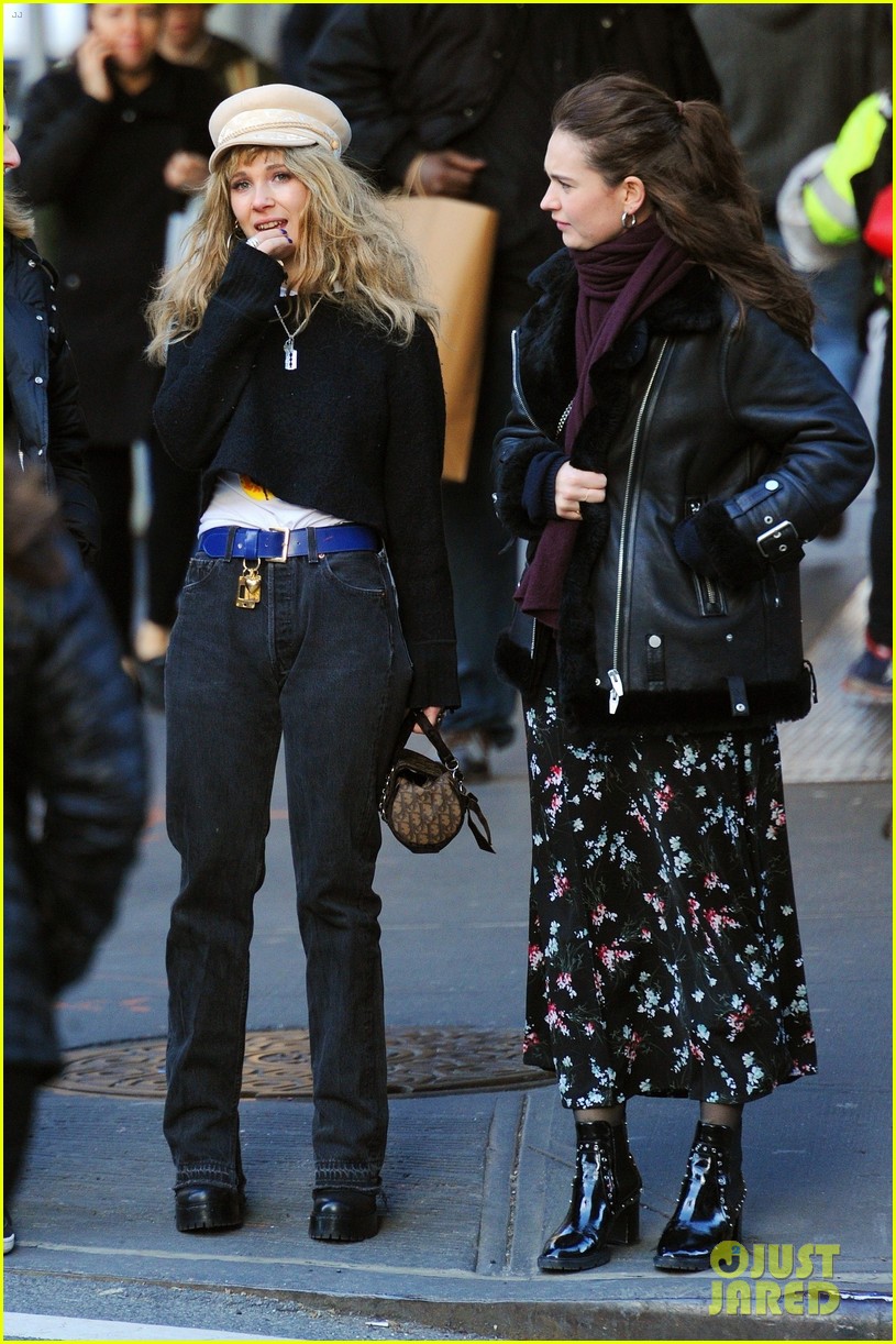 lily james hangs out with juno temple in nyc 014186095