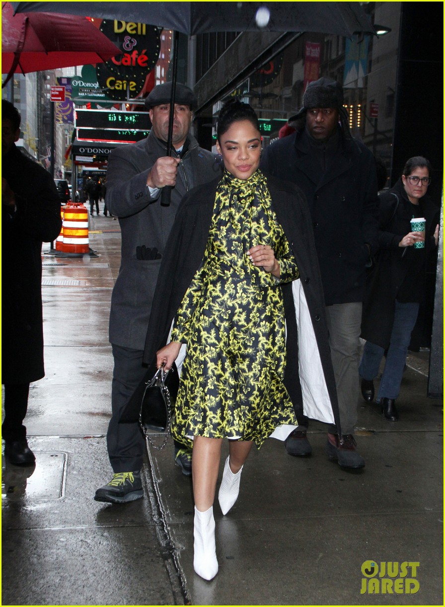 tessa thompson braves the snow while promoting creed 2 054184269