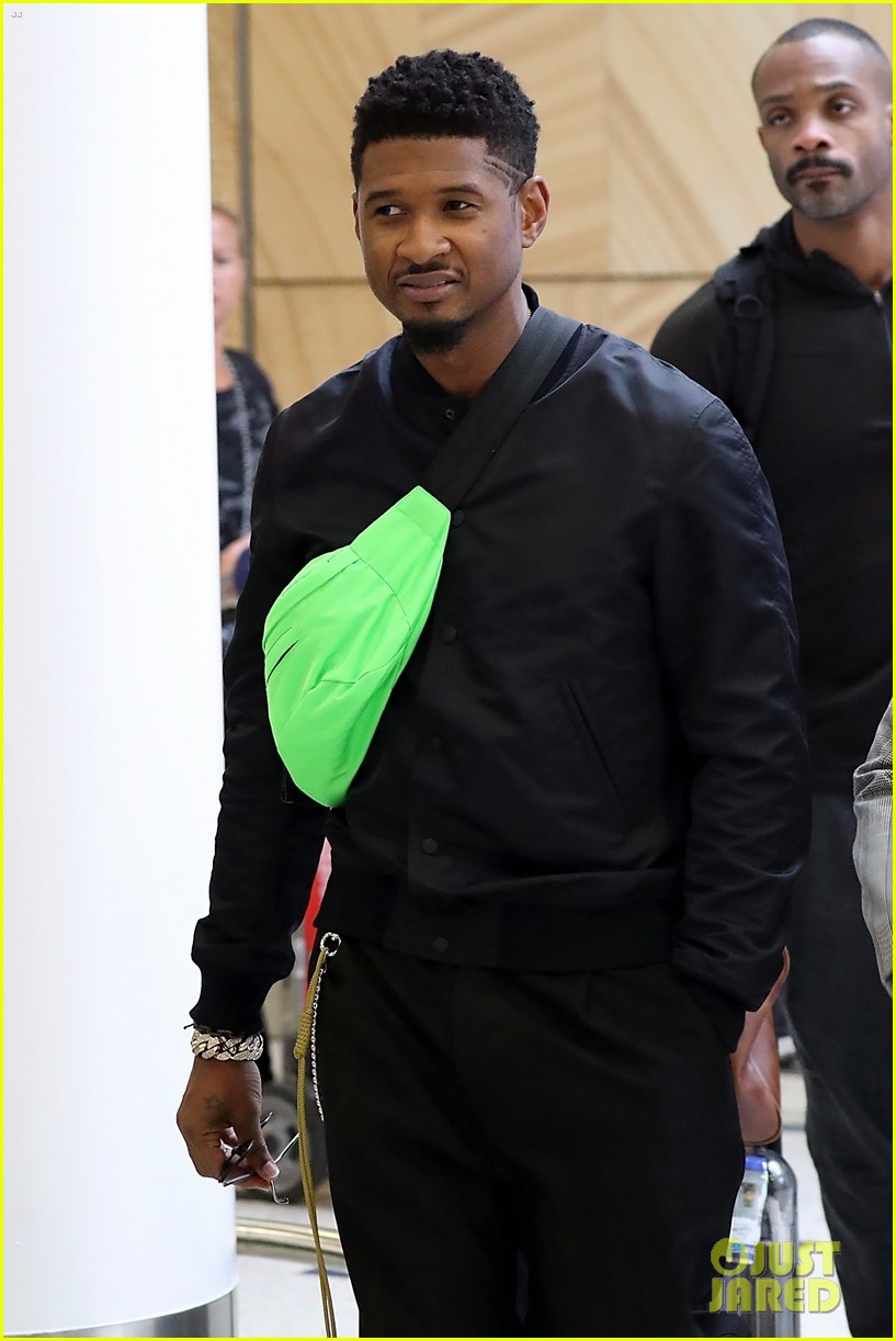 usher arrives in sydney ahead of upcoming concert 034177229