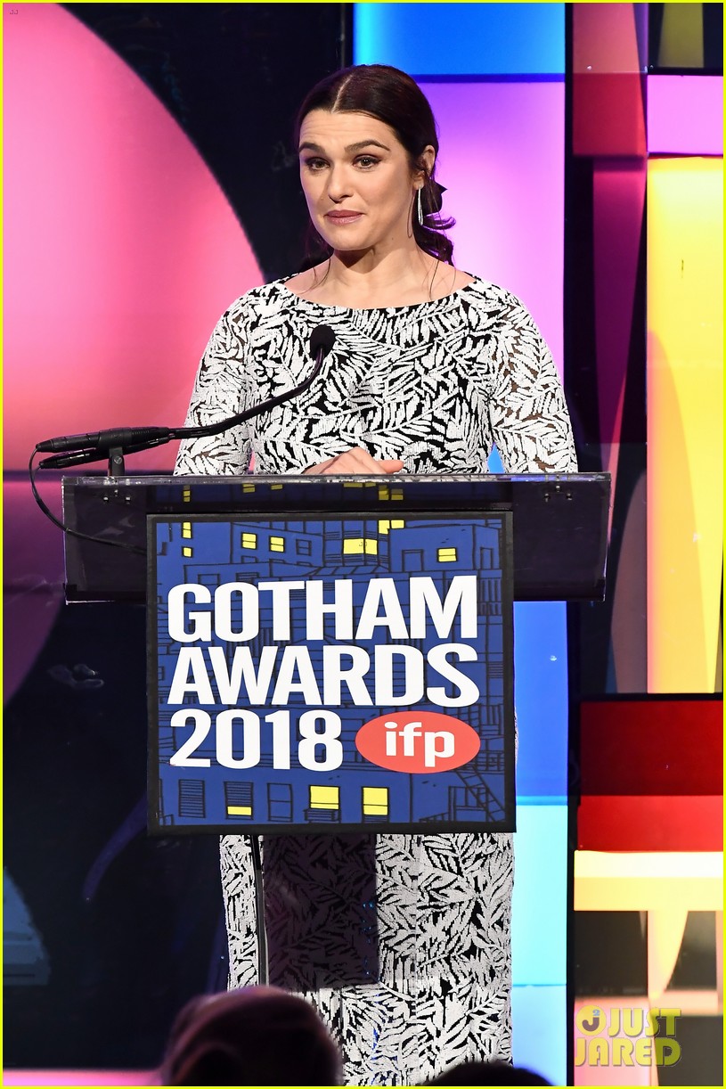 rachel weisz receives tribute and ensemble performance award at gotham awards 2018 02