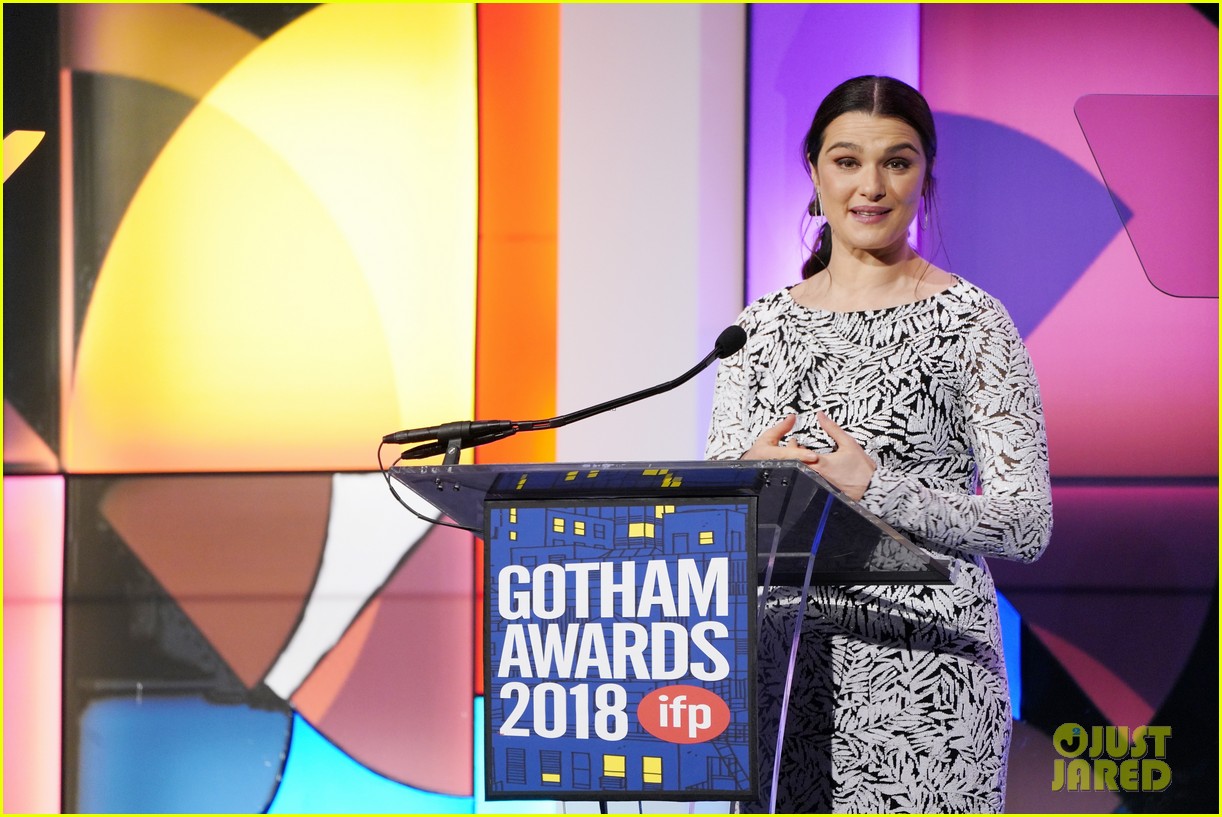 rachel weisz receives tribute and ensemble performance award at gotham awards 2018 22