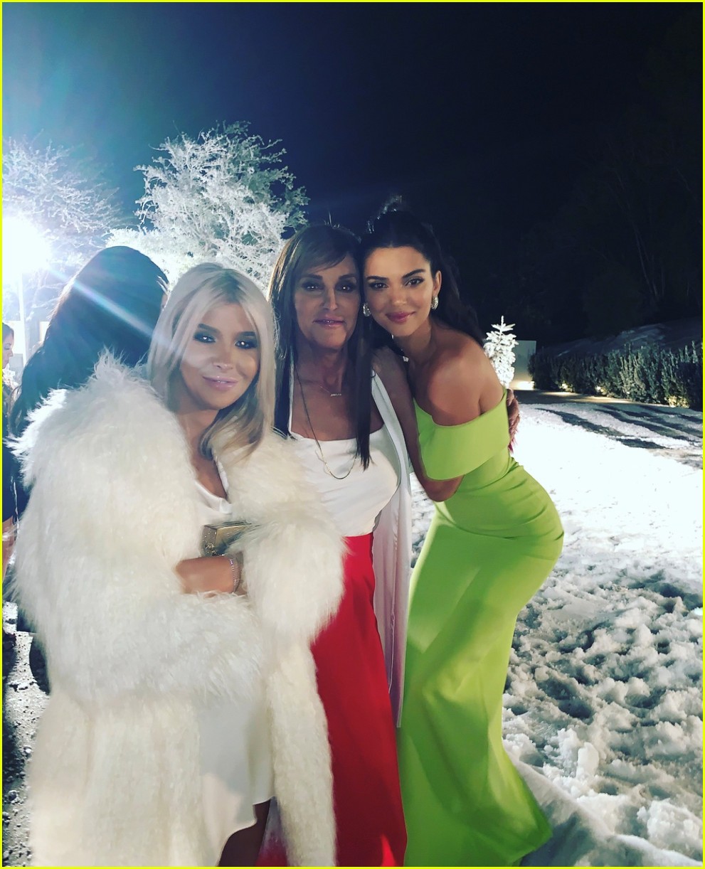 Caitlyn Jenner & Sophia Hutchins Celebrate Christmas Eve at the