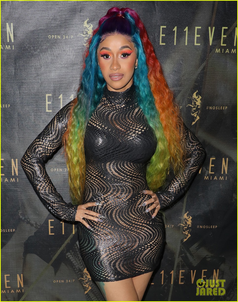 cardi b lives it up at art basel miami after announcing split from offset 03