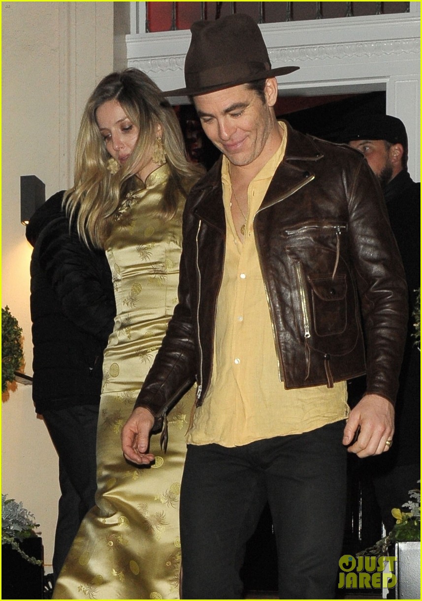 chris pine anabelle wallis couple up for london party 044195332